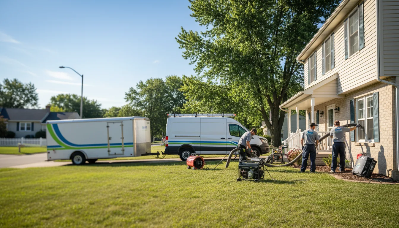 Flooded Basement Restoration And Cleanup With Repair in Russell, KS near me